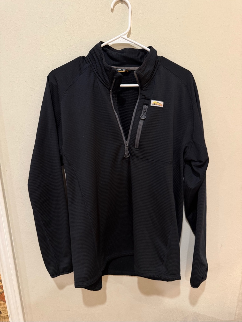 Orvis Black Half-Zip Performance Pullover